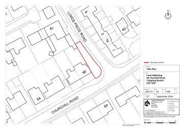 Property for Auction in South West - Land adjacent to 46 Churchill Road, Chipping Norton, Oxfordshire OX7 5HP