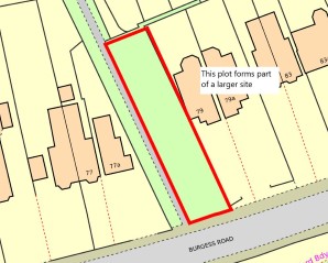 Property for Auction in London - Land Lying To The North Of Burgess Road, Southampton, Hampshire, SO16 7LS