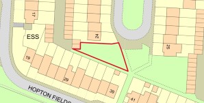 Property for Auction in London - Land at Lindsey Gardens, Hopton Fields, Market Harborough, Leicestershire, LE16 9LB